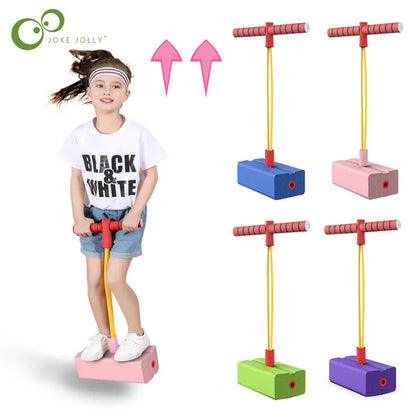 Jump into Fun: Kids' Frog Balance Toy for Exciting Outdoor Exercise - Colorful Bouncing Fitness Equipment for Boys and Girls!