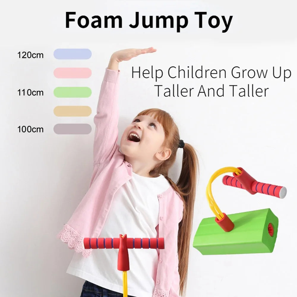 Jump into Fun: Kids' Frog Balance Toy for Exciting Outdoor Exercise - Colorful Bouncing Fitness Equipment for Boys and Girls!